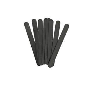 Palhetas Italianas Plástico Preta 100 Un.